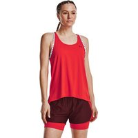 UNDER ARMOUR Damen Ärmellos Knockout Tank, Größe XS in Rot