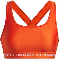 UNDER ARMOUR Damen BH Crossback Mid Bra, Größe XS in Rot