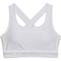 UNDER ARMOUR Damen BH Crossback Mid Bra, Größe S in Weiß