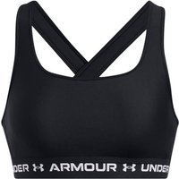 UNDER ARMOUR Damen BH Crossback Mid Bra, Größe L in Schwarz