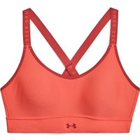 UNDER ARMOUR Damen BH Infinity Mid Covered, Größe XS in Orange