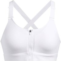 UNDER ARMOUR Damen BH UA INFINITY HIGH ZIP BRA, Größe S/A in Weiß