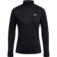 UNDER ARMOUR Damen Shirt TECH 1/2 ZIP- SOLID, Größe XL in Schwarz