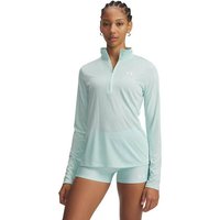 UNDER ARMOUR Damen Shirt TECH 1/2 ZIP- TWIST, Größe XS in Silber