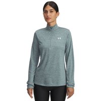 UNDER ARMOUR Damen Shirt TECH 1/2 ZIP- TWIST, Größe L in Grau