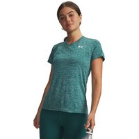 UNDER ARMOUR Damen Shirt TECH SSV- TWIST, Größe XL in Grau