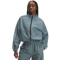UNDER ARMOUR Damen Sweatshirt RIVAL SWOVEN JACKET, Größe XS in Grau