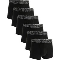 UNDER ARMOUR Herren Boxershorts, 6er Pack - Performance Cotton Trunks - Solid 3 in, Stretch, Baumwollmischung, Größe M in Schwarz