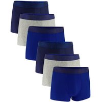 UNDER ARMOUR Herren Boxershorts, 6er Pack - Performance Tech Trunks Solid 3 in, Stretch, einfarbig, Größe L in Blau