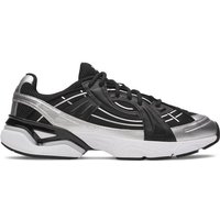 black/white/metallic silver