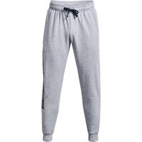 UNDER ARMOUR Herren Hose RIVAL FLC GRAPHIC JOGGER, Größe S in Grau