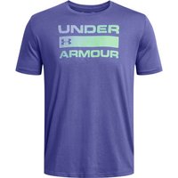 UNDER ARMOUR Herren Kurzarm TEAM ISSUE WORDMARK SS, Größe S in Blau