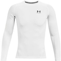 UNDER ARMOUR Herren Langarm HG Armour Comp LS, Größe XL/T in Weiß