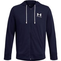 UNDER ARMOUR Herren Langarm RIVAL TERRY LC FZ, Größe M in Schwarz