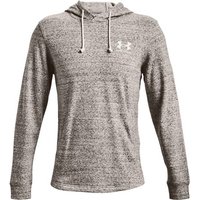UNDER ARMOUR Herren Langarm RIVAL TERRY LC HD, Größe M in Weiß