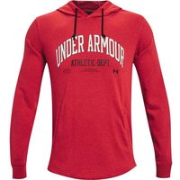 UNDER ARMOUR Herren Langarm Rival Try Athlc Dept HD, Größe S in Rot