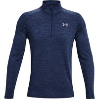 UNDER ARMOUR Herren Langarm Tech 2.0 1/2 Zip, Größe M in Blau