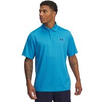 Printed Poloshirt kurzarm ether blue/midnight navy (Herren)