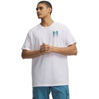 UNDER ARMOUR Herren Shirt BLUR LOGO, Größe XL in Silber