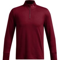 UNDER ARMOUR Herren Sweatshirt QUALIFIER RUN 1/4 ZIP, Größe XXL in Rot