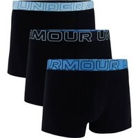 UNDER ARMOUR Herren Unterhose UA PERFORMANCE COTTON - SOLID 3 IN 3PK, Größe XXL in Schwarz