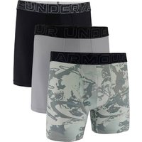 UNDER ARMOUR Herren Unterhose UA PERFORMANCE TECH - CAMO SUB 6, Größe L in Grau