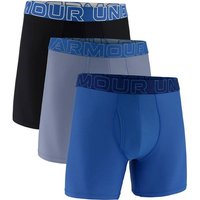 UNDER ARMOUR Herren Unterhose UA PERFORMANCE TECH - SOLID 6 IN 3PK, Größe L in Blau