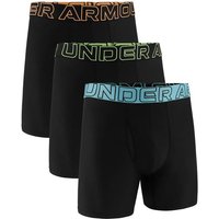 UNDER ARMOUR Herren Unterhose UA PERFORMANCE TECH - SOLID 6 IN 3PK, Größe XL in Schwarz