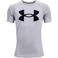 UNDER ARMOUR Jungen Kurzarm Tech Big Logo SS, Größe S in Grau