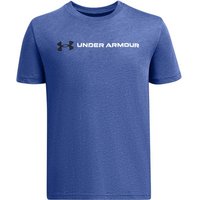 UNDER ARMOUR Kinder Hemd UA B LOGO WORDMARK SS, Größe L in Blau