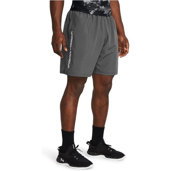 Under Armour® Shorts UA TECH WOVEN WORDMARK SHORT mit Eingrifftaschen, pflegeleicht, normale Leibhöhe, gerade Beinform