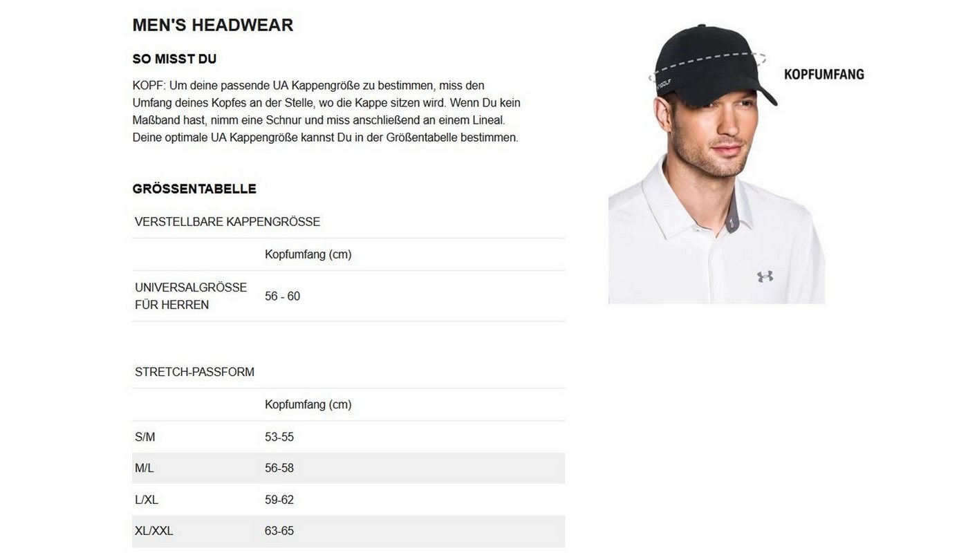 Under Armour® Snapback Cap UA Blitzing Kappe – Bild 4 von 5