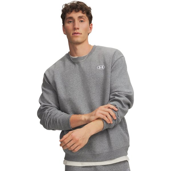 Under Armour® Sweatshirt UA RIVAL FLC CREW mit klassischem Crew-Design, aus Baumwolle und Polyester