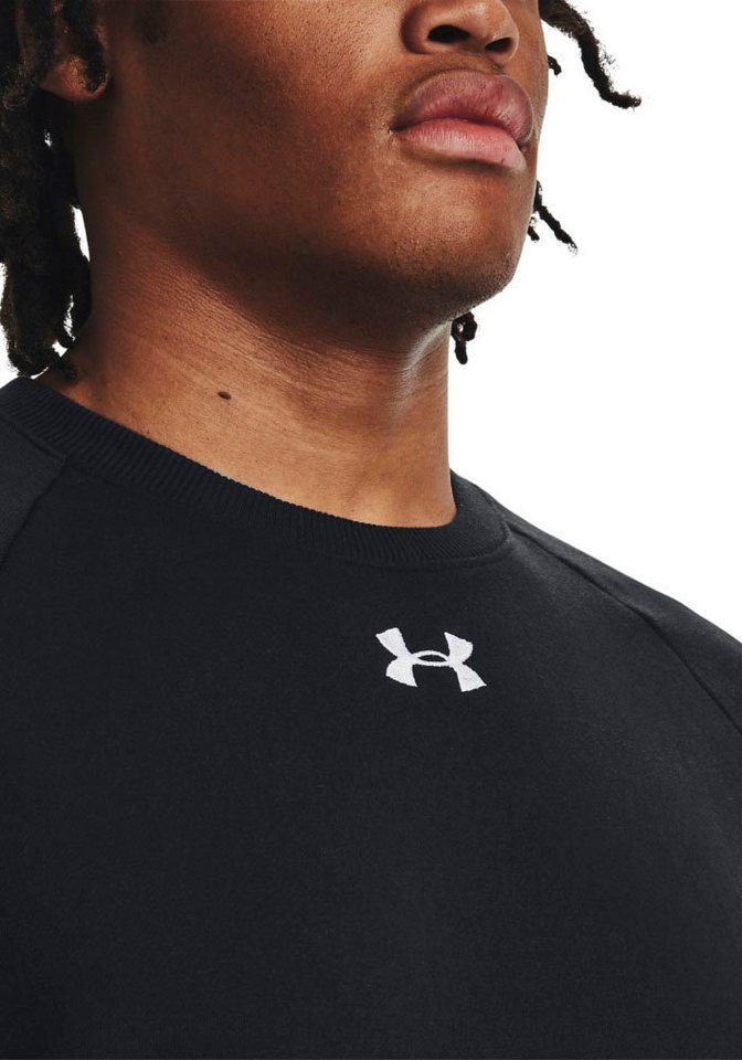 Under Armour® Sweatshirt UA Rival Fleece Crew mit Rundhalsausschnitt, aus Baumwolle und Polyester – Bild 3 von 5