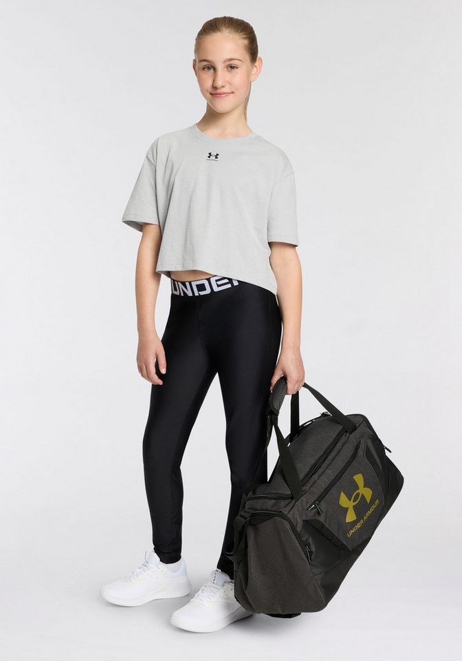 Under Armour® T-Shirt RIVAL Kurzarm, mit Rundhalsausschnitt, aus Baumwolle und Polyester – Bild 4 von 5