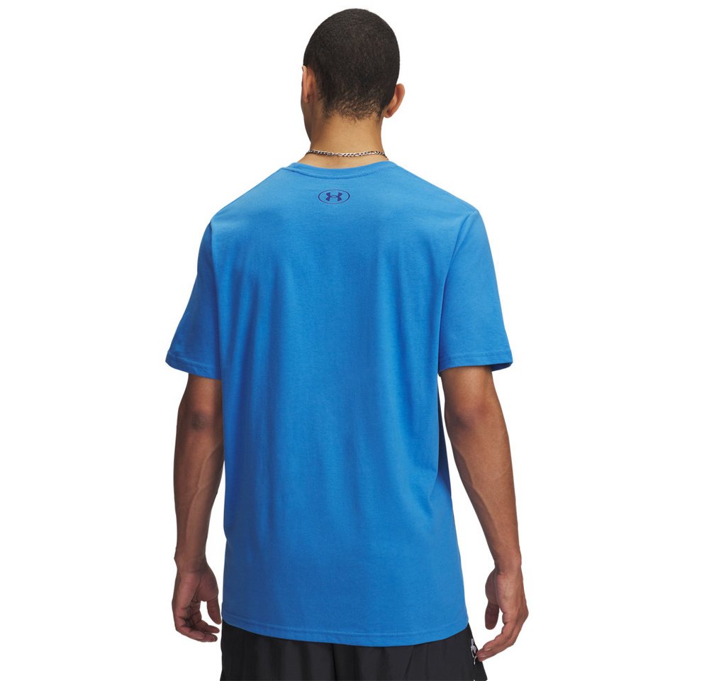 Under Armour® T-Shirt UA GL FOUNDATION UPDATE SS mit eingefasster Kante am Rundhalsausschnitt, pflegeleicht – Bild 4 von 4