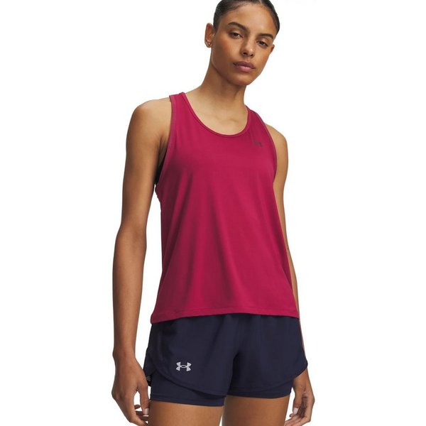 Under Armour® Tanktop TECH KNOCKOUT TANK ärmelloses Design, mit Rundhalsausschnitt, aus Polyester und Elasthan