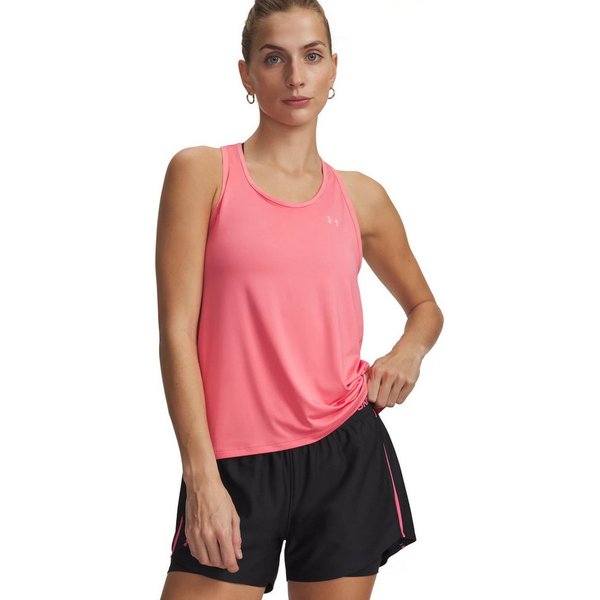 Under Armour® Tanktop TECH KNOCKOUT TANK ärmelloses Design, mit Rundhalsausschnitt, aus Polyester und Elasthan