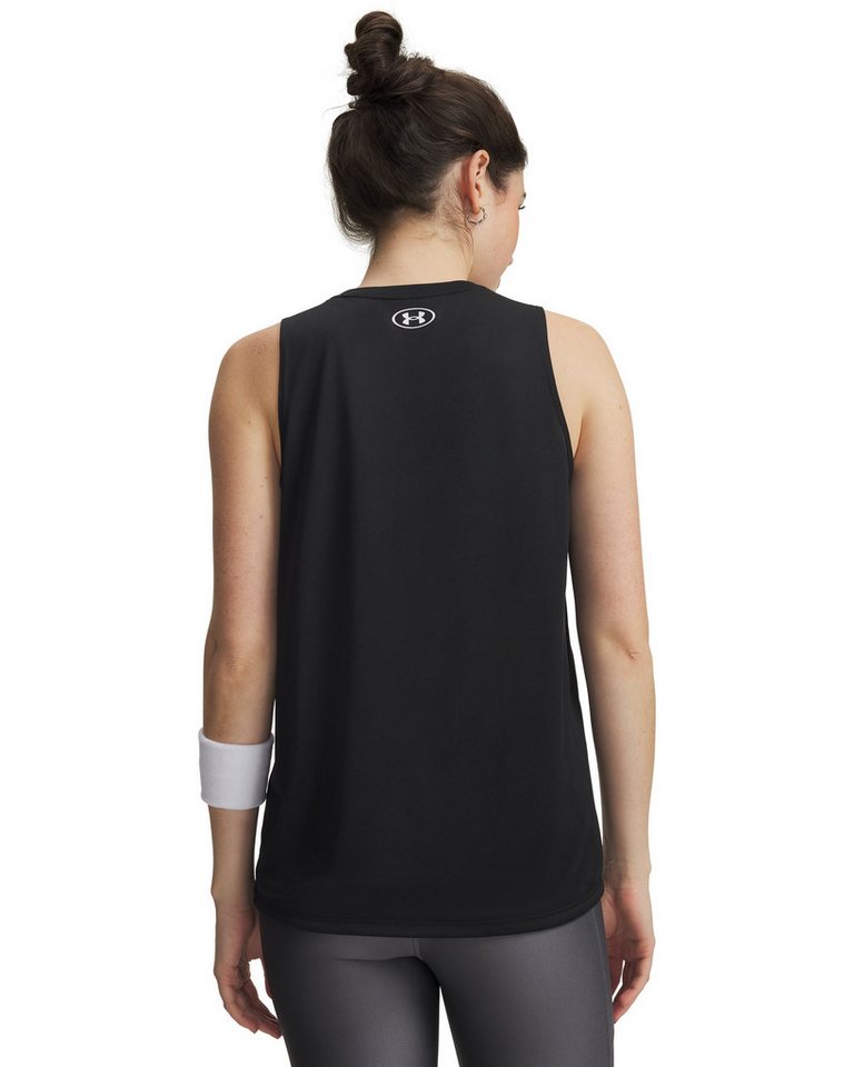 Under Armour® Tanktop TECH TANK SOLID aus Polyester, ärmelloser Schnitt – Bild 2 von 3