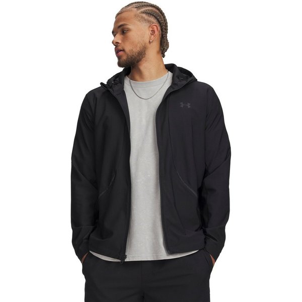 Under Armour® Trainingsjacke UA UNSTOPPABLE WOVEN JACKET wasserabweisend, mit UA Storm Technologie, aus Polyester und Elasthan