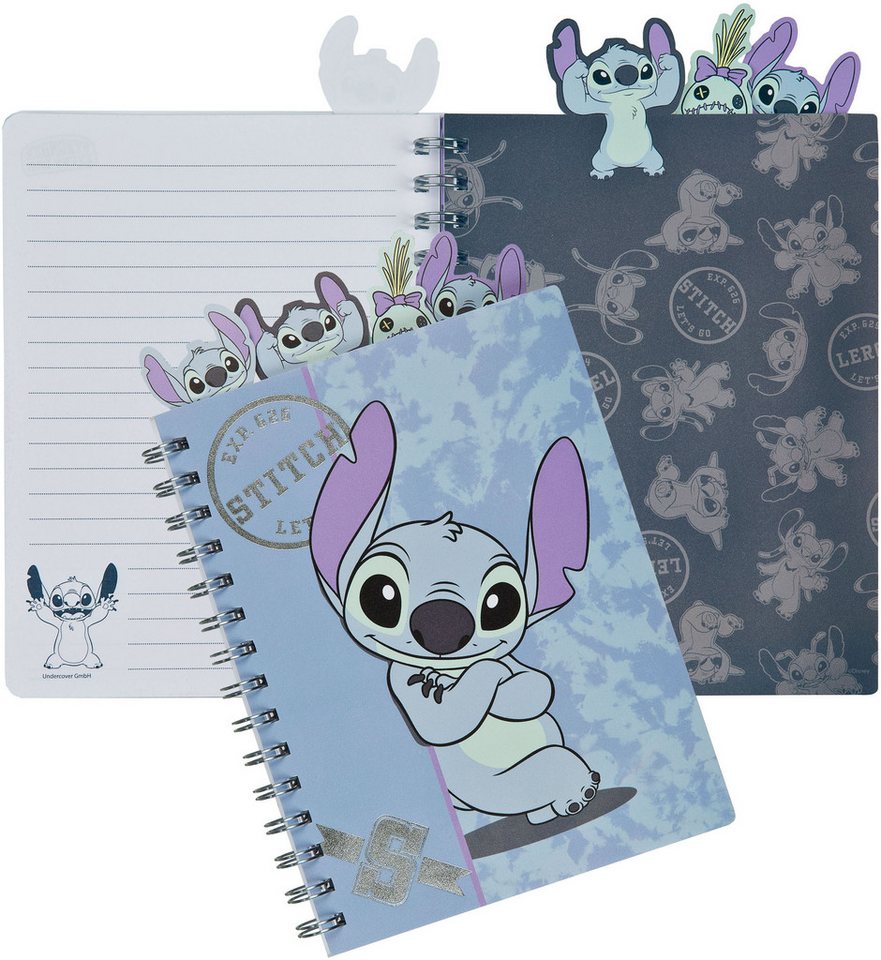 UNDERCOVER Kinderrucksack Stitch (Set, 3-tlg), inkluisve Notizbuch A5 und Mäppchen – Bild 5 von 5