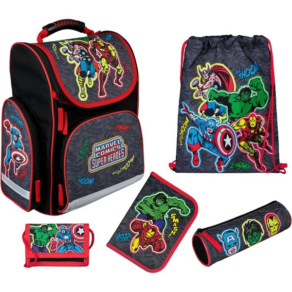 UNDERCOVER Schulranzen Clou (Set, 5-tlg)