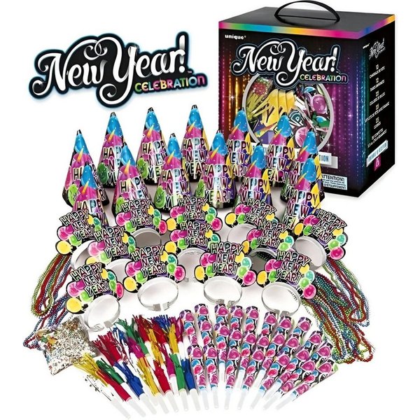 Unique Industries Inc. Hängedekoration Party Set 'Happy New Year!', für 25 Personen - 10