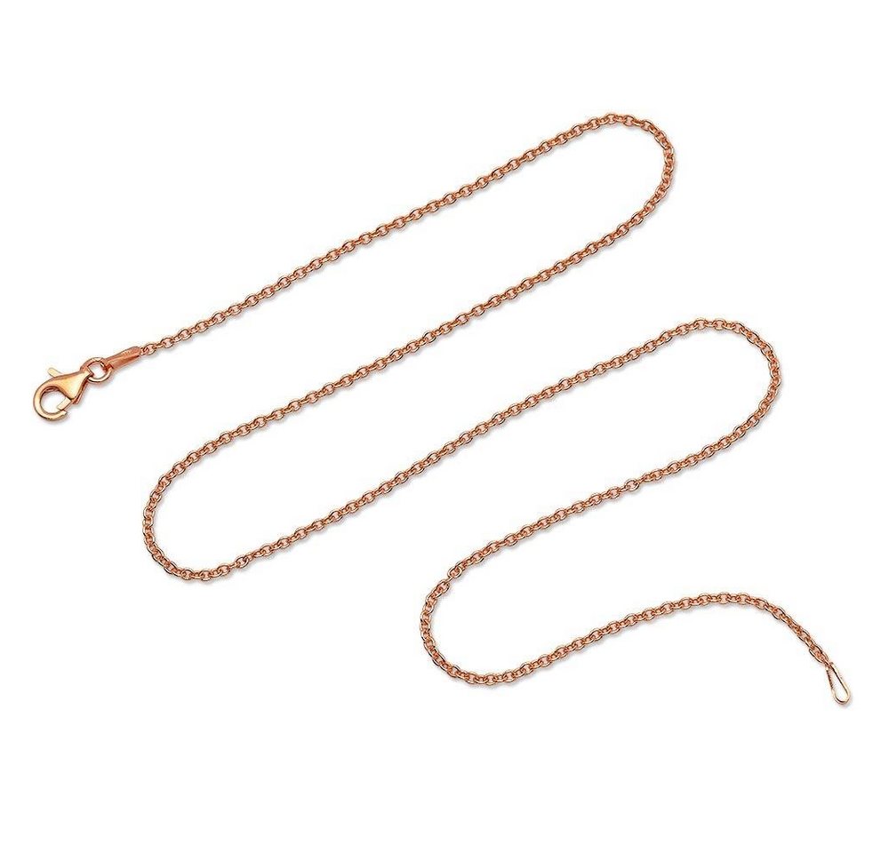 Unique Silberkette Rosé Ankerkette Silber 1,2mm - Länge wählbar - inkl. Etui AK0001-RG – Bild 3 von 3