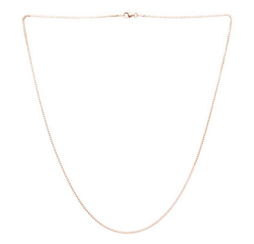 Unique Silberkette Venezianerkette 1,2 mm aus rosévergoldetem 925er Silber VC0012-R – Bild 4 von 5