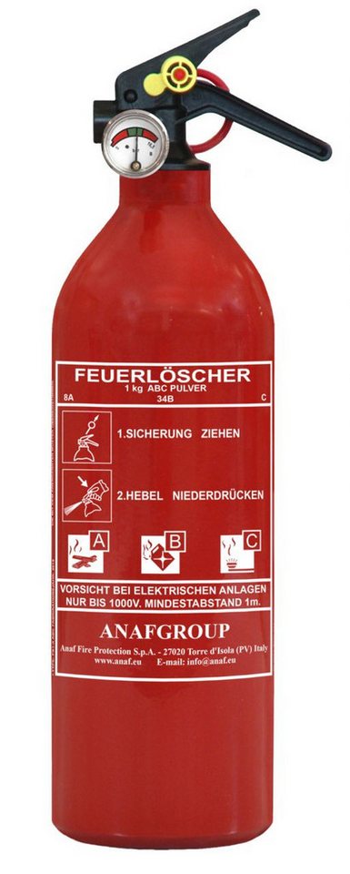 UNITEC Pulver-Feuerlöscher Feuerlöscher, Pulverlöschmittel – Bild 3 von 3