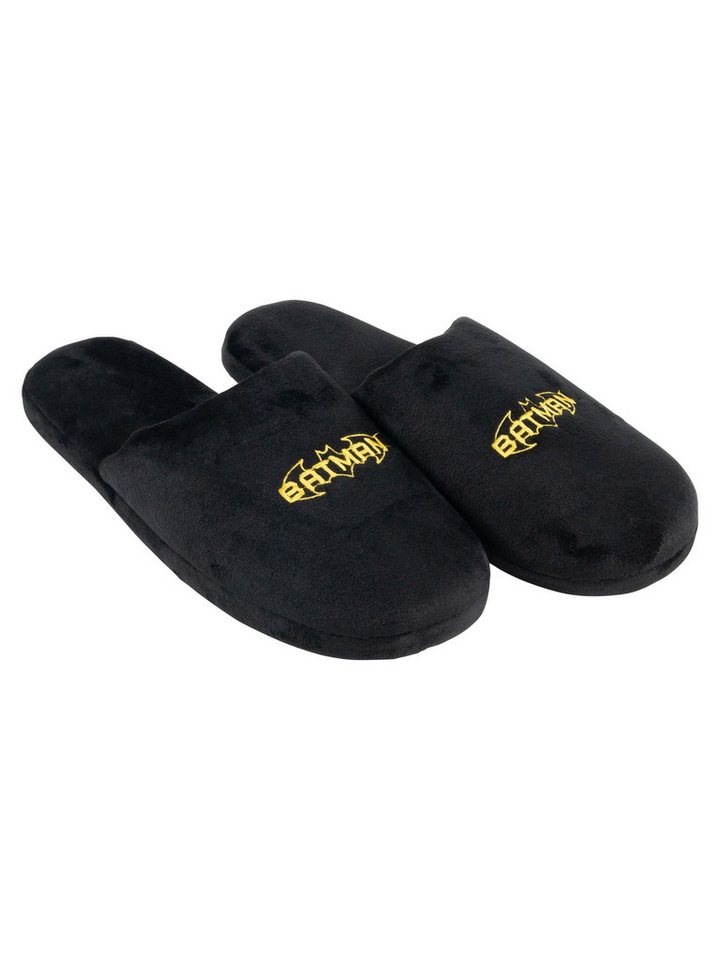 United Labels® DC Comics Batman Hausschuhe Puschen Schlappen Slipper Pantoffeln Hausschuh – Bild 3 von 4