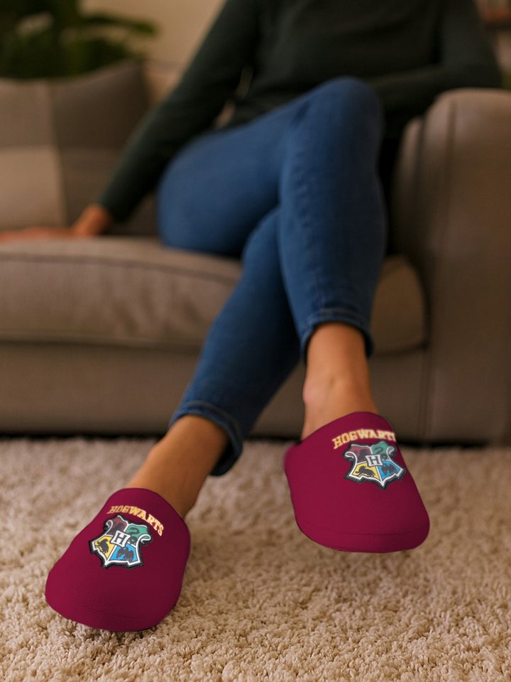 United Labels® Harry Potter Hausschuhe Hogwarts Slipper Schlappen Pantoffeln Hausschuh – Bild 2 von 5