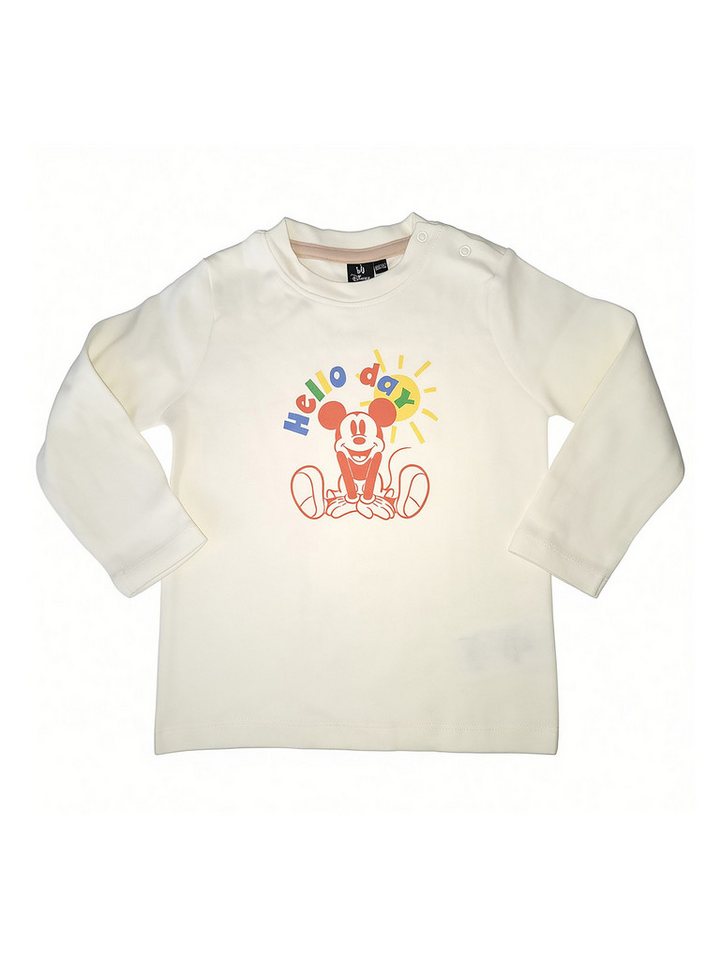 United Labels® Shirt & Hose Mickey Mouse Baby Set Pullover, Hose, Mütze und Halstuch 4-Teiler – Bild 3 von 5
