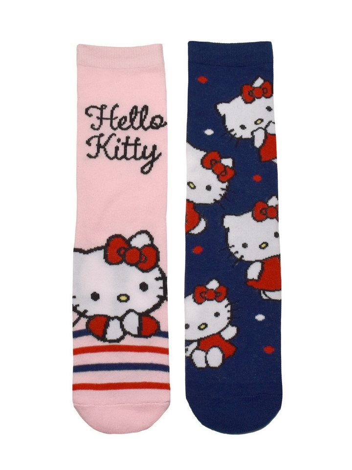 United Labels® Socken Hello Kitty Socken Sneaker Strümpfe (5er Pack) 38-43 – Bild 3 von 3
